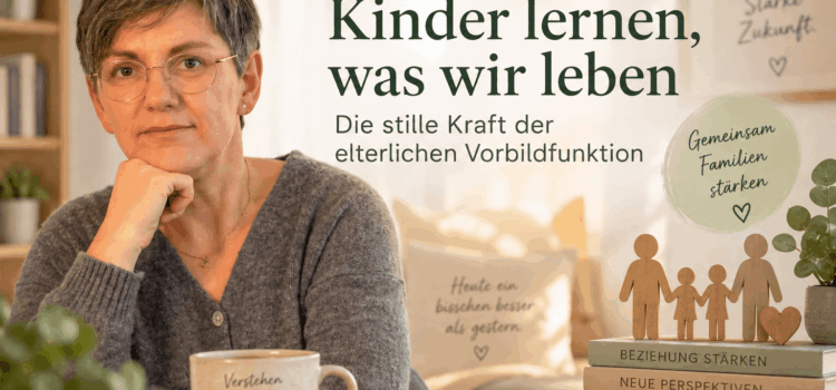 Kinder lernen, was wir leben – Die stille Kraft der elterlichen Vorbildfunktion Beitragsbild für die Informationsseite Kinder lernen durch Vorbilder | Familienberatung Nürnberg